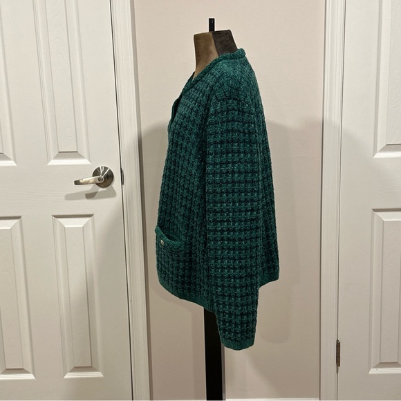 Talbots Deep Green Cardigan size 2X - Picture 5 of 8